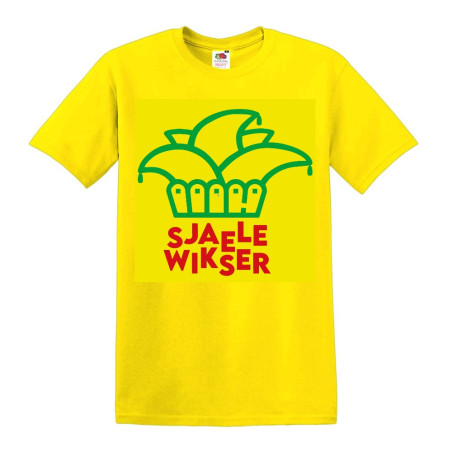 Carnavals t-shirt 'sjaele wikser'116 (kindermaat) Groen